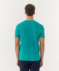 Rainforest Slub Jersey Crew Neck Tee | Men's Cotton Short Sleeeve Tee by ATM Anthony Thomas Melillo