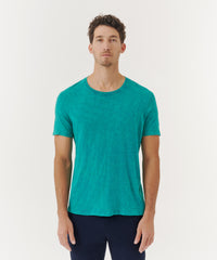 Rainforest Slub Jersey Crew Neck Tee | Men's Cotton Short Sleeeve Tee by ATM Anthony Thomas Melillo