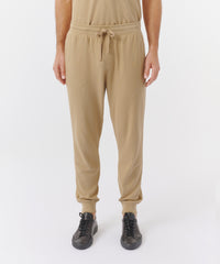 Soft Fawn Pique Short Sleeve Polo | Men's Pants by ATM Anthony Thomas Melillo