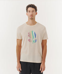 Stucco High Twist Jersey Crew Neck Tee | Men's Cotton Short Sleeeve Tee by ATM Anthony Thomas Melillo