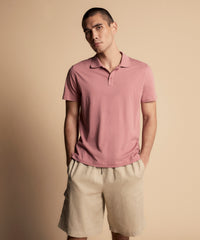 Summer Rose Classic Jersey Polo | Men's Polo by ATM Anthony Thomas Melillo