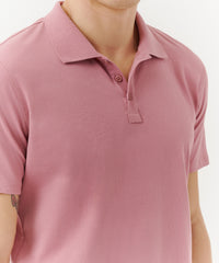 Summer Rose Classic Jersey Polo | Men's Polo by ATM Anthony Thomas Melillo