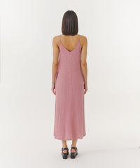 Summer Rose Slub Jersey Tank Maxi Dress | Women's Dress by ATM Anthony Thomas Melillo