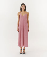 Summer Rose Slub Jersey Tank Maxi Dress | Women's Dress by ATM Anthony Thomas Melillo