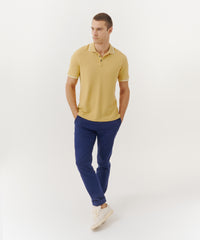 Sunflower Cotton Pique Polo | Men's Polo by ATM Anthony Thomas Melillo