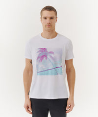 White Classic Jersey Crew Neck Tee | Men's Cotton Short Sleeeve Tee by ATM Anthony Thomas Melillo