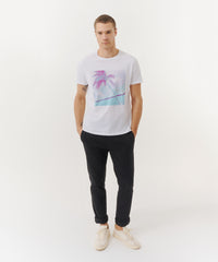 White Classic Jersey Crew Neck Tee | Men's Cotton Short Sleeeve Tee by ATM Anthony Thomas Melillo