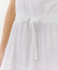 White High Twist Jersey Tank Dress | Women's Dress by ATM Anthony Thomas Melillo