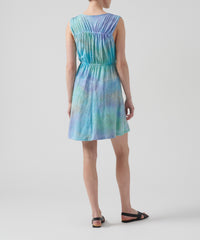 Amalfi Combo Slub Jersey V-Neck Dress | Women's Dress by ATM Anthony Thomas Melillo