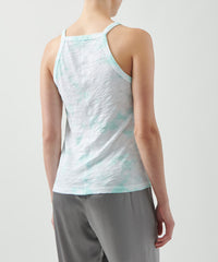 Aqua Cloud Combo Slub Jersey Tank Top | Women's Tank by ATM Anthony Thomas Melillo