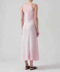 Azalea Combo Slub Jersey High Neck Tank Maxi Dress | Women's Dress by ATM Anthony Thomas Melillo