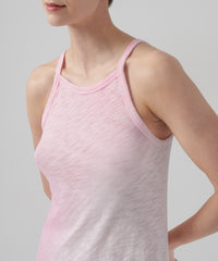 Azalea Combo Slub Jersey High Neck Tank Maxi Dress | Women's Dress by ATM Anthony Thomas Melillo