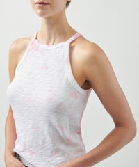 Ballet Pink Cloud Combo Slub Jersey Tank Top | Women's Tank by ATM Anthony Thomas Melillo