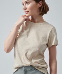 Beechwood Donegal Jersey Schoolboy Crew Neck Tee | Women's Cotton Short Sleeve Tee by ATM Anthony Thomas Melillo