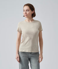 Beechwood Donegal Jersey Schoolboy Crew Neck Tee | Women's Cotton Short Sleeve Tee by ATM Anthony Thomas Melillo