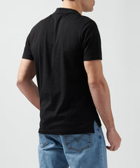 Black Classic Jersey Polo - Men's Polo Shirt by ATM Anthony Thomas Melillo