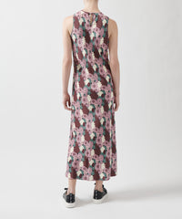 Black Combo Silk Charmeuse Maxi Dress | Women's Dress by ATM Anthony Thomas Melillo