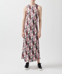 Black Combo Silk Charmeuse Maxi Dress | Women's Dress by ATM Anthony Thomas Melillo