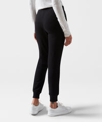 Black French Terry Sweatpants - Women's Luxe Loungewear by ATM Anthony Thomas Melillo