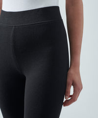Black Modal Rib High Waisted Legging | Women's Ribbed Leggings by ATM Anthony Thomas Melillo