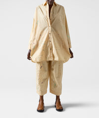 Butter Combo Cotton Poplin Shirt Dress - Women's Dress by ATM Anthony Thomas Melillo