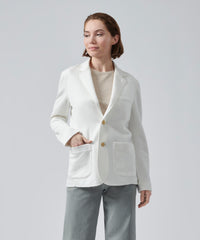 White French Terry Zip-Up Hoodie | Women's Hoodie by ATM Anthony Thomas Melillo