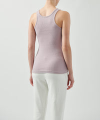 Deep Lilac Ribbed Boy Tank | Women's Tank by ATM Anthony Thomas Melillo