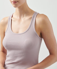 Deep Lilac Ribbed Boy Tank | Women's Tank by ATM Anthony Thomas Melillo