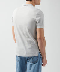 Grey Classic Jersey Polo - Men's Polo Shirt by ATM Anthony Thomas Melillo