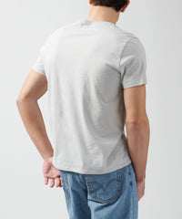 Grey Classic Jersey V-Neck Tee - Men's Cotton Short Sleeve T-shirt by ATM Anthony Thomas Melillo