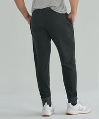 Heather Charcoal French Terry Sweatpants - Men's Luxe Loungewear by ATM Anthony Thomas Melillo