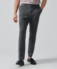 Heather Charcoal Ponte Slim Pants | Mens Pants by ATM Anthony Thomas Melillo