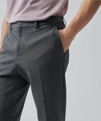 Heather Charcoal Ponte Slim Pants | Mens Pants by ATM Anthony Thomas Melillo