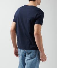 Midnight Classic Jersey V-Neck Tee - Men's Cotton Short Sleeve T-shirt by ATM Anthony Thomas Melillo