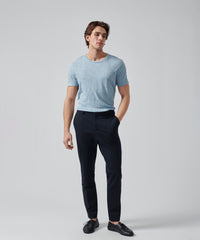 Navy Ponte Slim Pants | Mens Pants by ATM Anthony Thomas Melillo