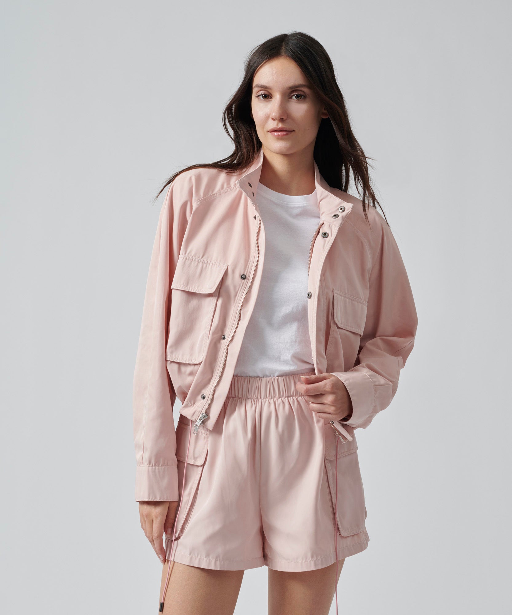 Pink shop cargo jacket