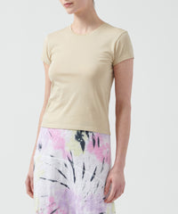 Sand Dune Classic Jersey Relaxed Baby Tee | Women's Short Sleeve T-Shirt by ATM Anthony Thomas Melillo