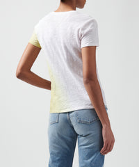 Seagrass Combo Slub Jersey Schoolboy Crew Neck Tee | Women's Short Sleeve T-Shirt by ATM Anthony Thomas Melillo