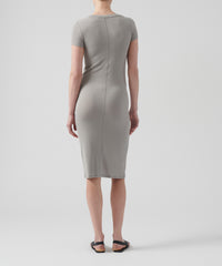 Shadow Modal Rib Crew Neck Dress | Women's Casual Dress by ATM Anthony Thomas Melillo