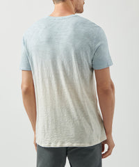 Sparrow/ Winter Sky Slub Jersey Crew Neck Tee | Men's Short Sleeve Tee by ATM Anthony Thomas Melillo