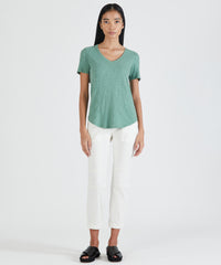 Porcelain Cotton Twill Pants | Women's pants by ATM Anthony Thomas Melillo