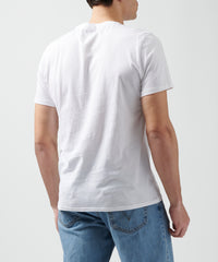 White Classic Jersey Crew Neck Tee - Men's Cotton Short Sleeve T-shirt by ATM Anthony Thomas Melillo