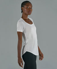 White Modal Jersey Sweetheart Tee - Women's Jersey Tee by ATM Anthony Thomas Melillo