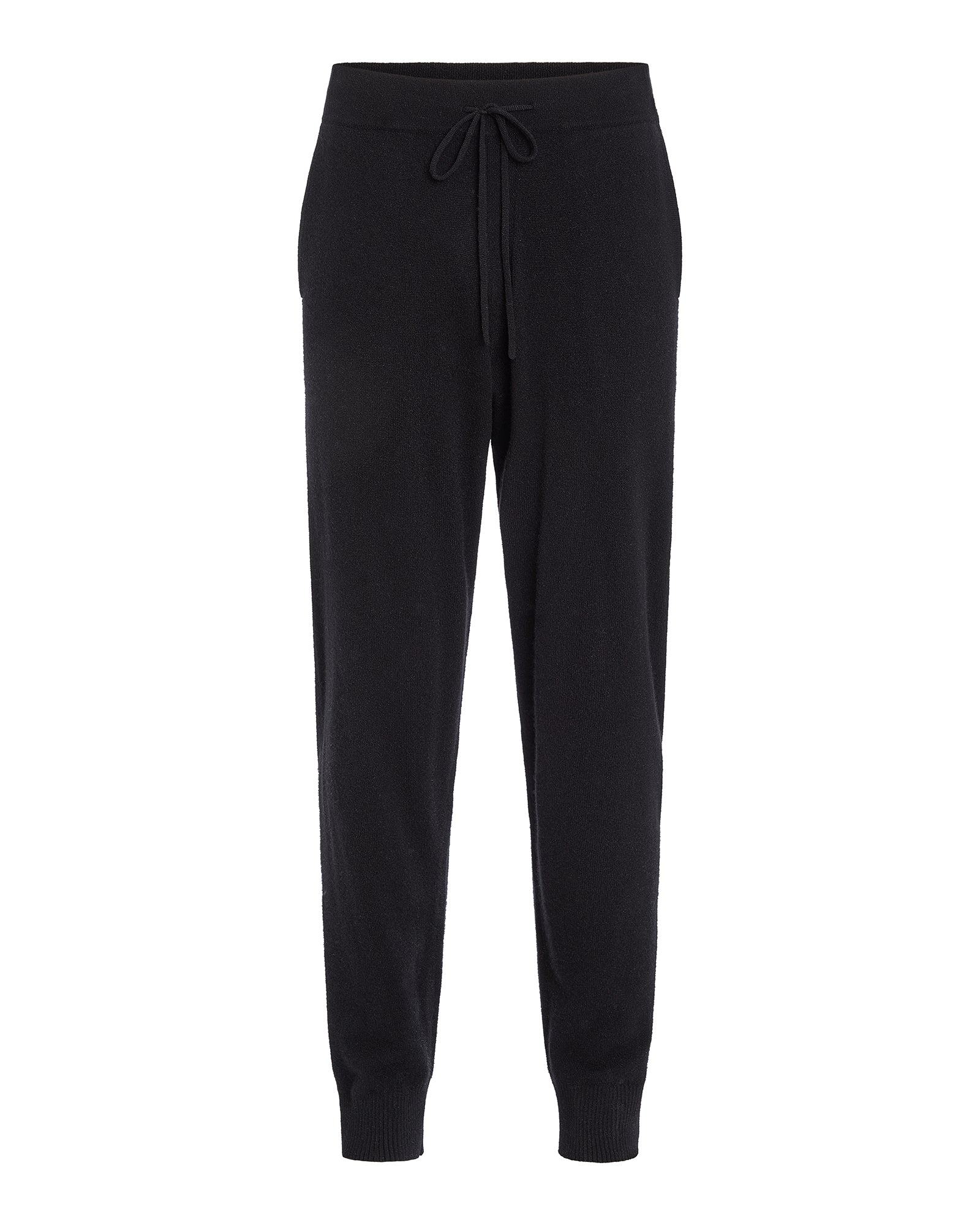 Cashmere Pull On Jogger - Black