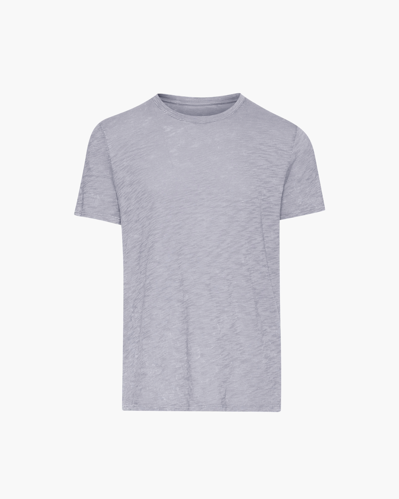 Slub Jersey Chroma Wash Short Sleeve Crew Neck Tee - Shark