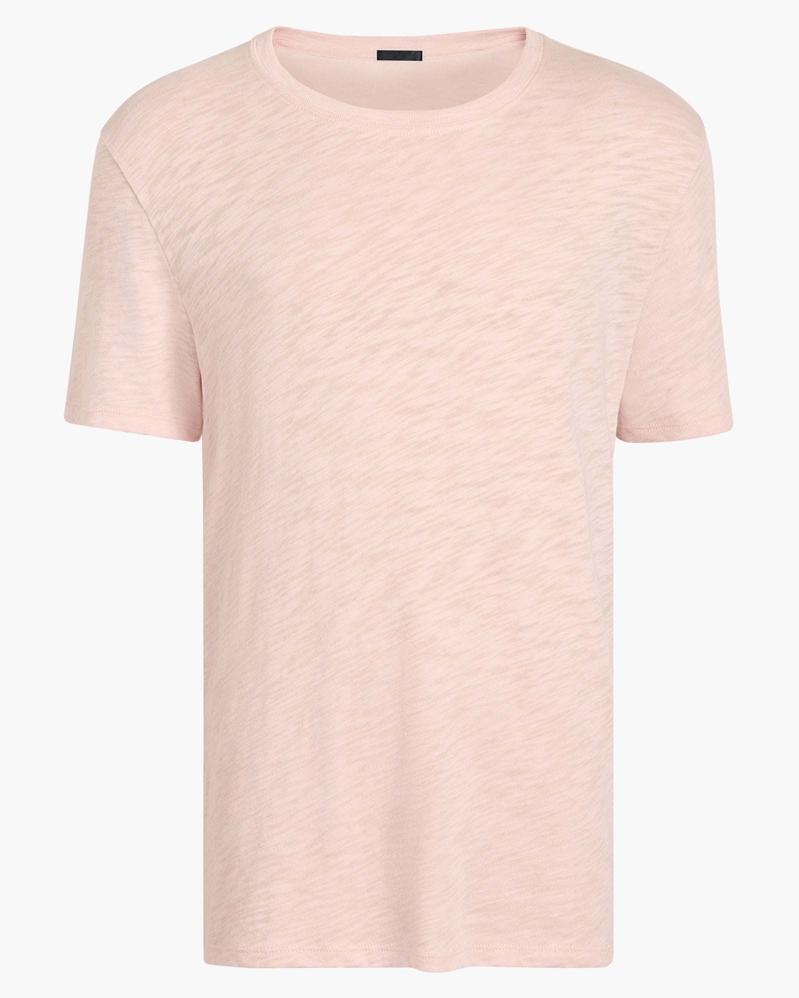 Slub Jersey Crew Neck Tee - Faded Rose