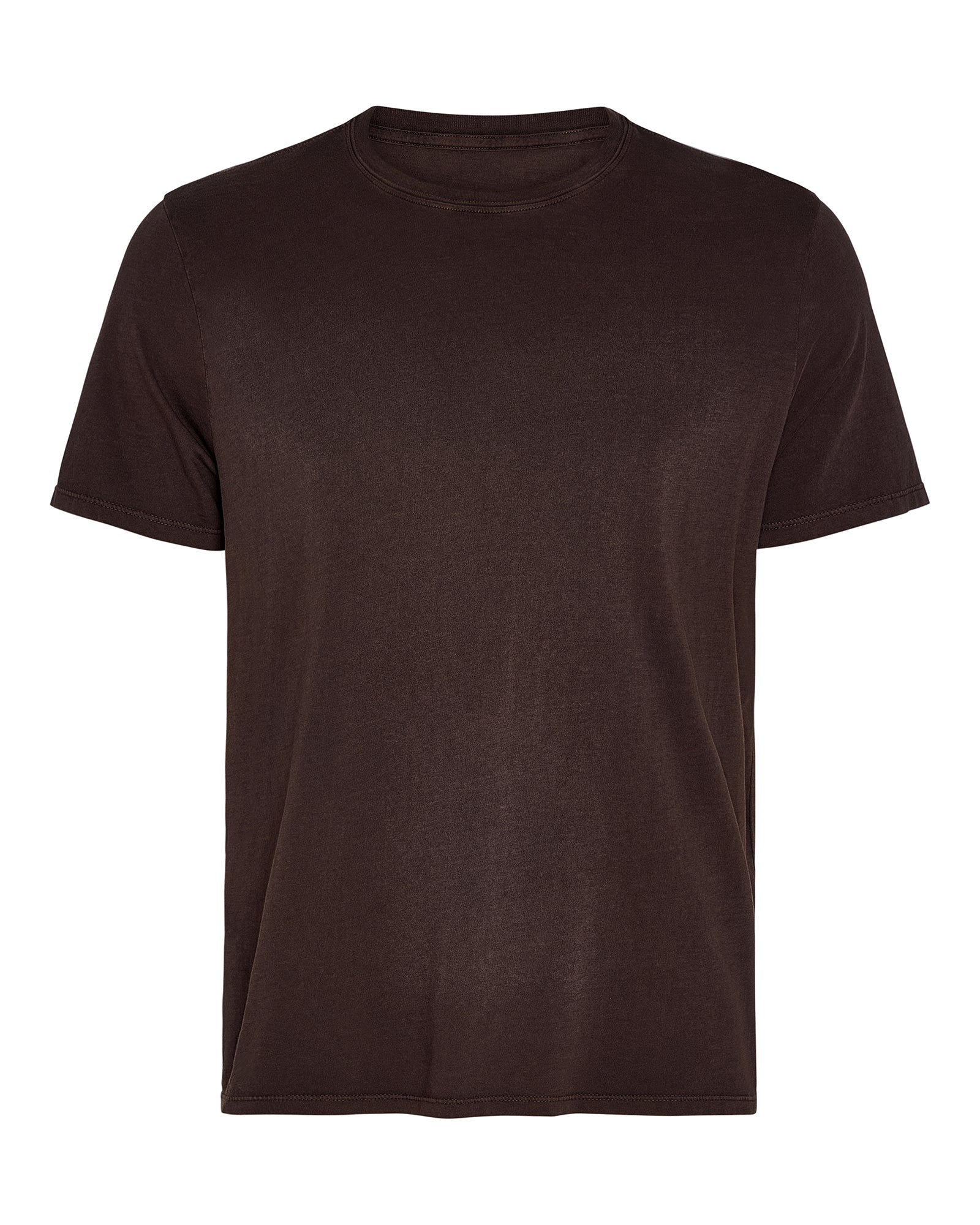 Classic Jersey Crew Neck Tee - Dark Chocolate