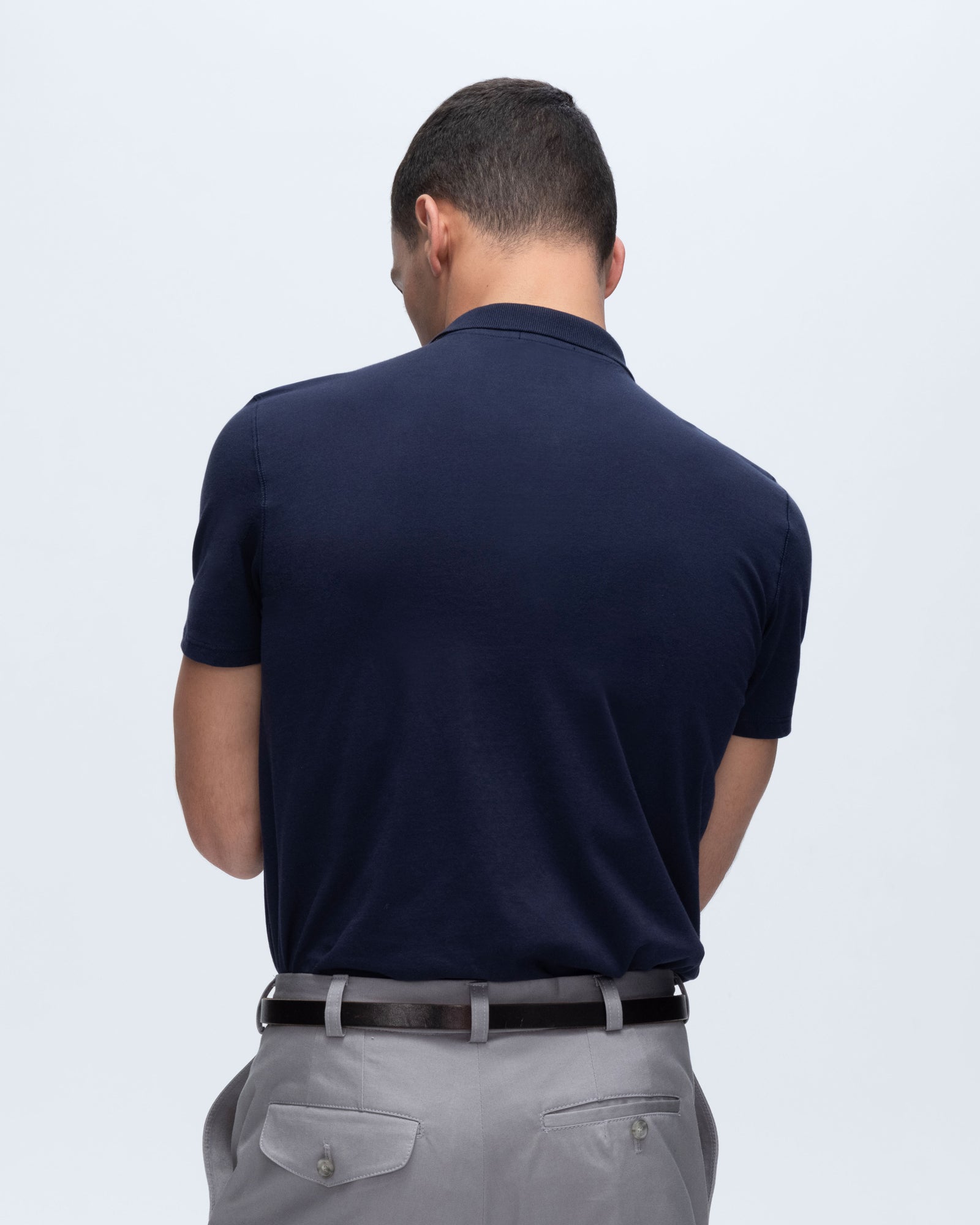 ATM Anthony Thomas Melillo Men's Classic Jersey Short Sleeve Polo