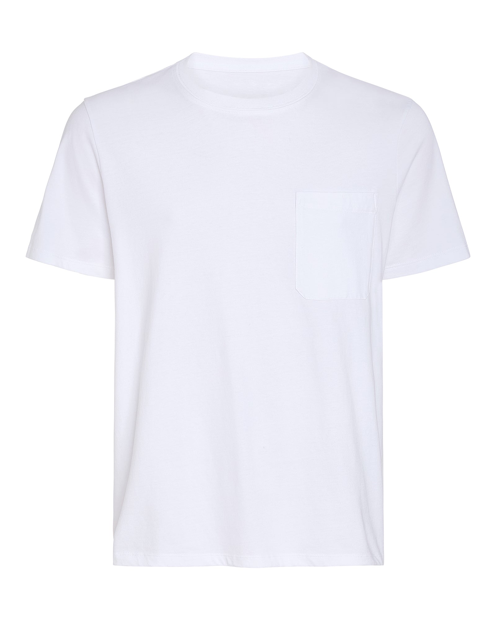 Heavyweight Jersey Crew Neck Tee - White
