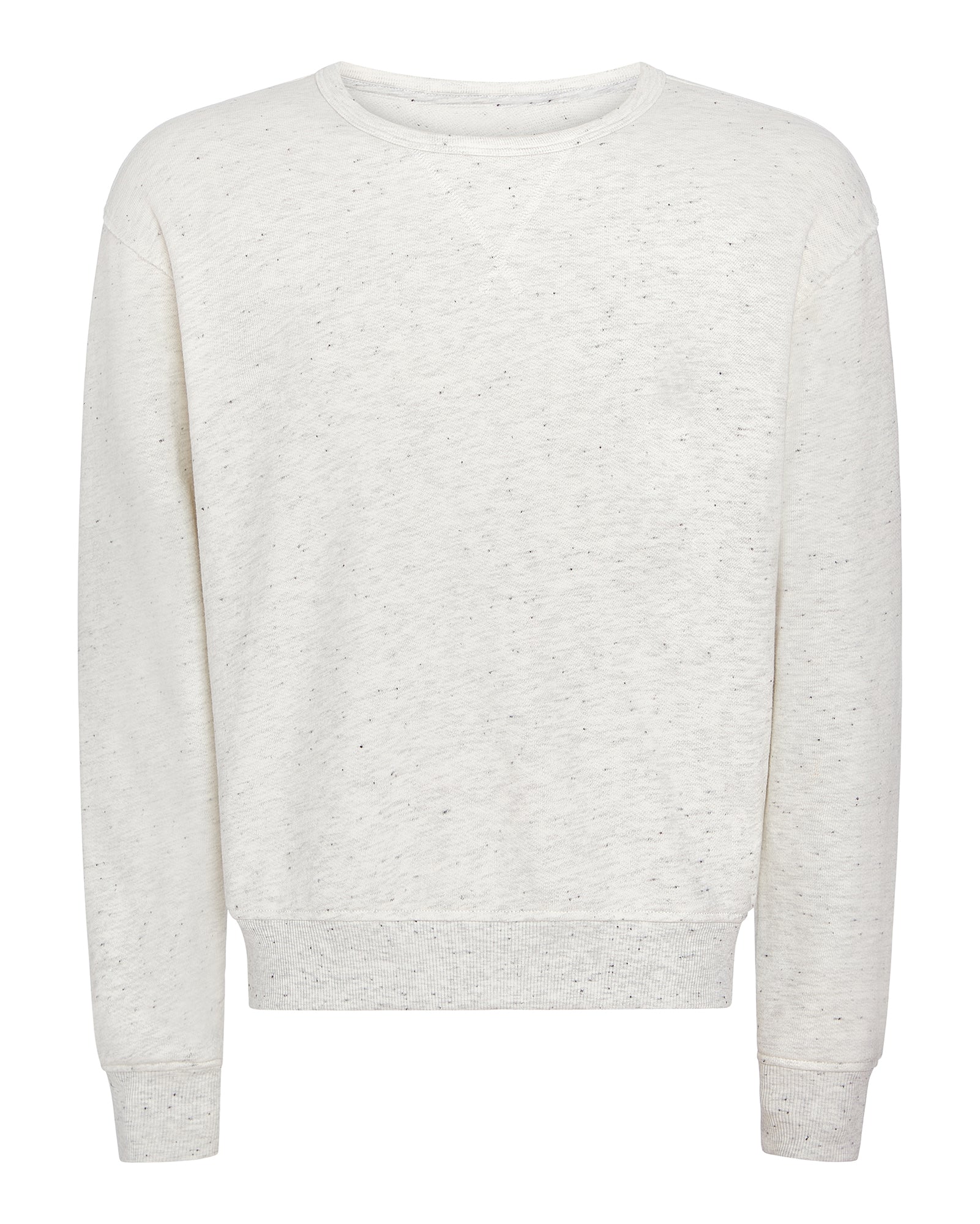 Donegal French Terry Crew Neck Sweatshirt - Chalk
